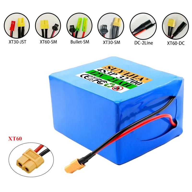 32700 Lifepo4 Battery 12V Battery Pack 21000mAh 4S3P Built-in 40A Balanced BMS for Electric Boat and Uninterrupted Power Supply
