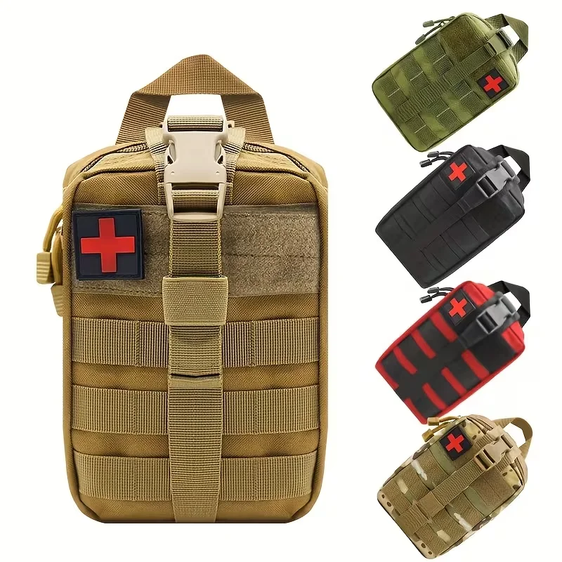 Portable Tactical First Aid Kit Medical Bag For Hiking Travel Home Emergency Treatment Case Survival Tools EDC Pouch