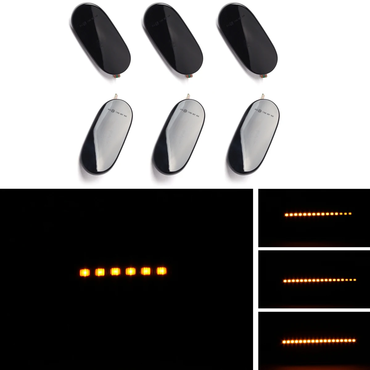 6X LED ديناميكية الجانب ماركر بدوره أضواء الإشارة مؤشر مصباح لمرسيدس بنز العداء W906 2006-2018 Crafter 2006-2016 -A08Q