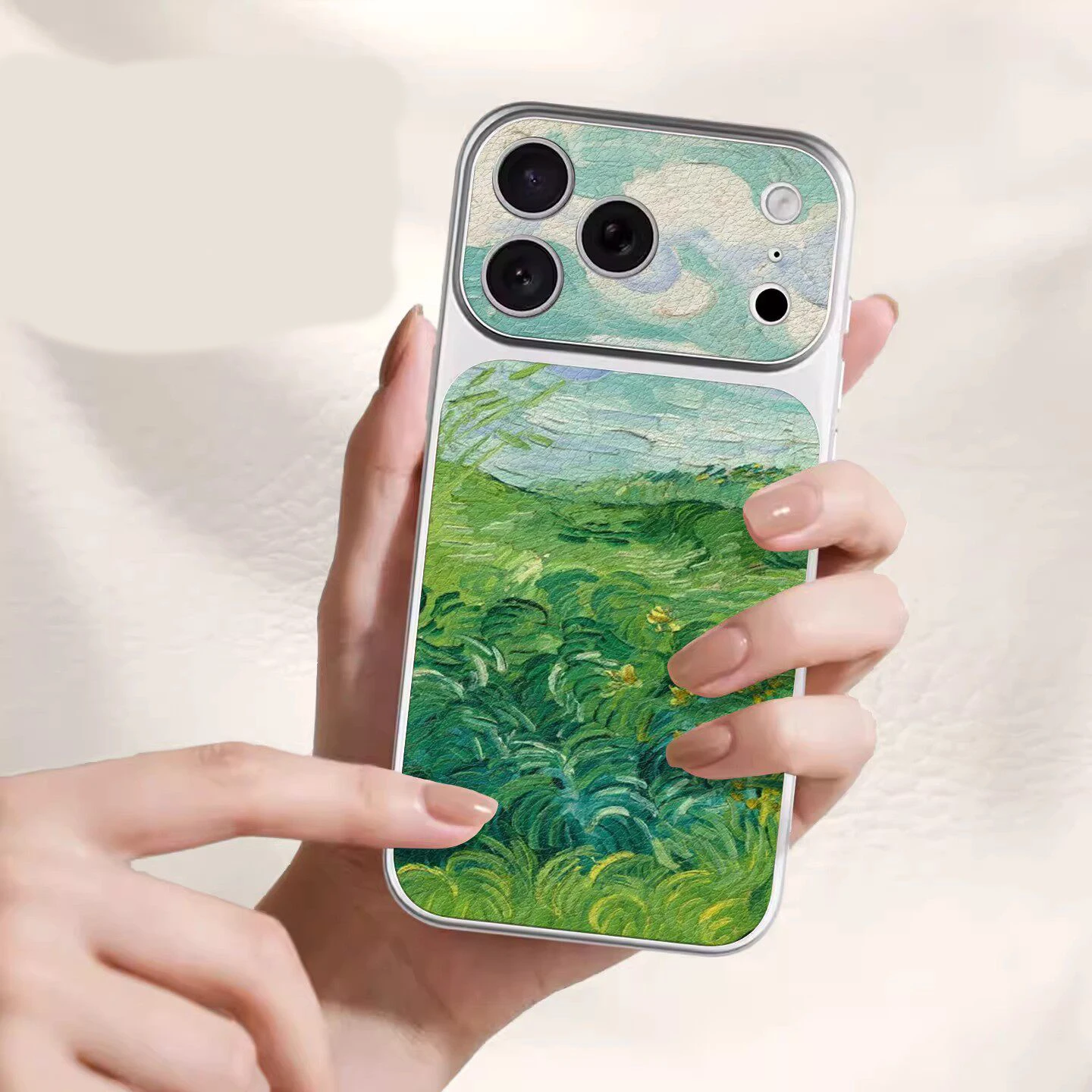 Grassland Large window Phone Case For iPhone 17 Pro Max Air 16 E 15 14 13 12 11 Pro Max 17E 8 7 Plus X or 17 Serieso TPU Cover