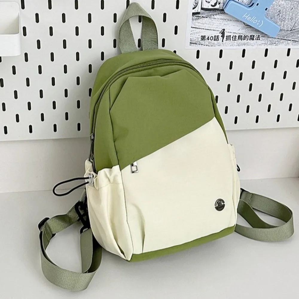 Causal Korean style Women Backpack Lightweight Nylon Student Schoolbag High Capacity Nylon Shoulder Bag Outdoor
