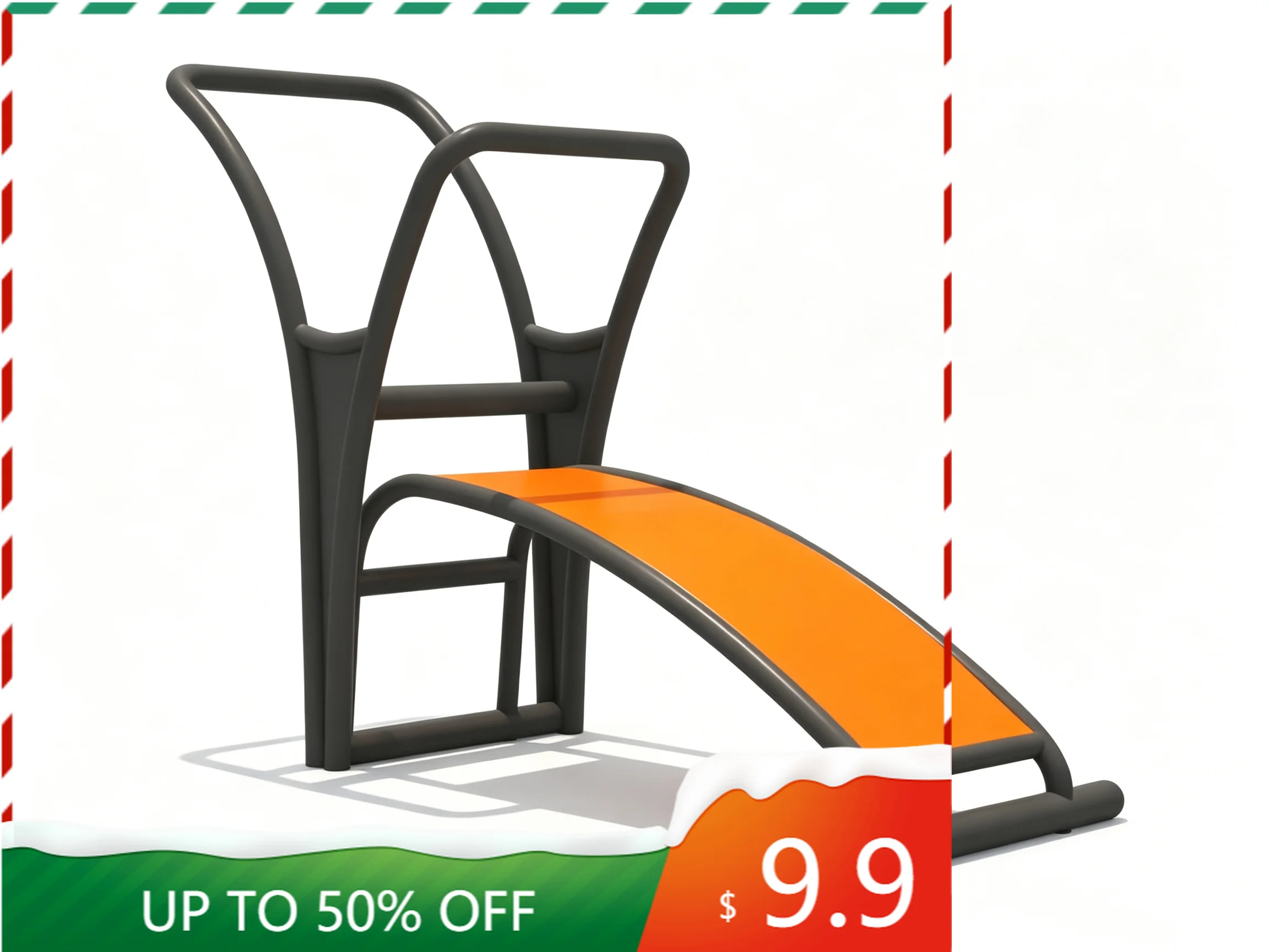 Galvanized Steel Outdoor Abdominal Workout Sit Bench Eco‑Friendly Fitness Equipment for Public Park Community Adult Exercise