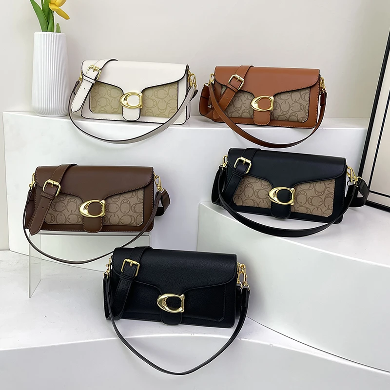 

Unique Stylish Vintage Clutch Bag For Women Mini Size High-End Leather Fashionable Design Casual Letter Logo