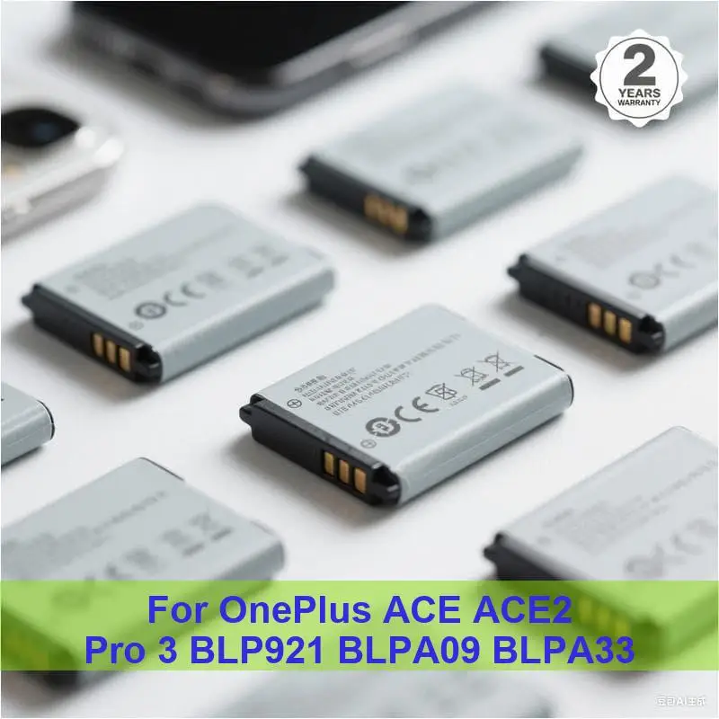 

Battery For OnePlus ACE ACE2 Pro 3 BLP921 BLPA09 BLPA33