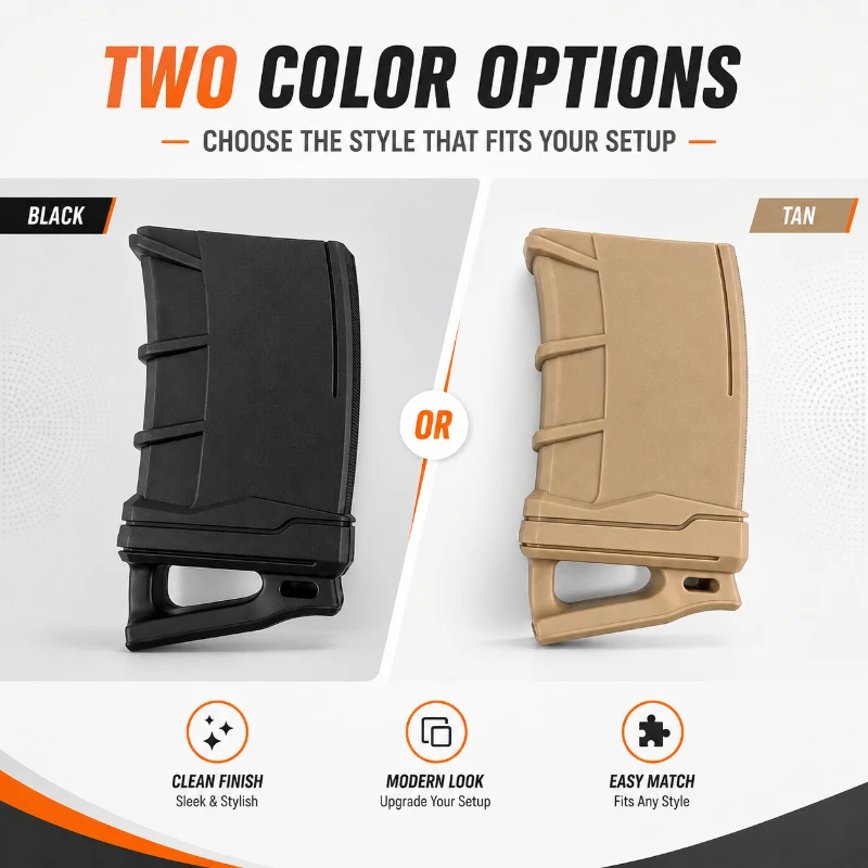 Model Magazine Anti-slip Rubber Cover Quick Draw Protective Sleeve Soft Accessory Black & Sand Color