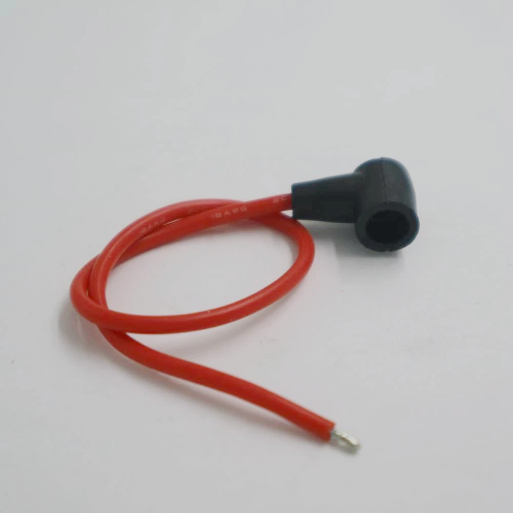 

500PCS Rcexl remote controlled Nitro Engine Glow Plug (18CM silicone wire ,Spring self-locking structure) for RC Airplanes