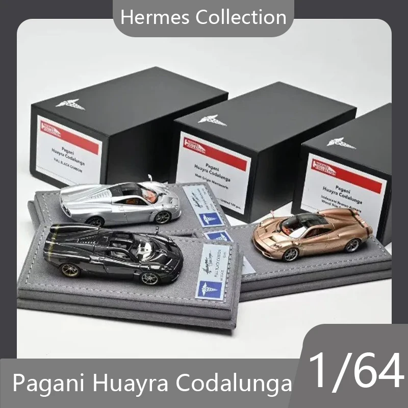 

Hermes Collection 1:64 Pagani Huayra Codalunga resin simulation car model boy toy birthday gift desktop ornament