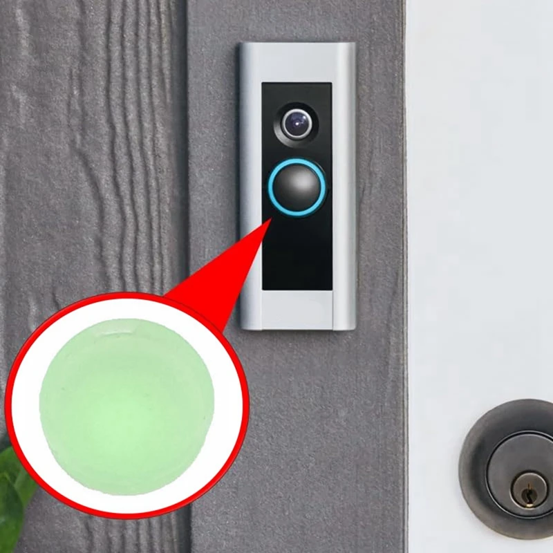 Doorbell Button Replacement,Doorbell Buttons Replacement,4Pcs Video Doorbell Buttons,Repair Split Cracked Broken Button