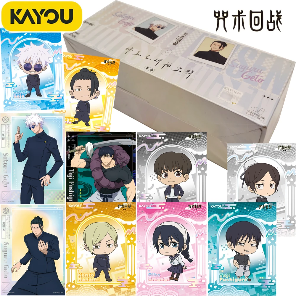 new-kayou-original-classic-popular-anime-jujutsu-kaisen-collection-card-cartoon-protagonist-charm-peripheral-creative-cards-gift