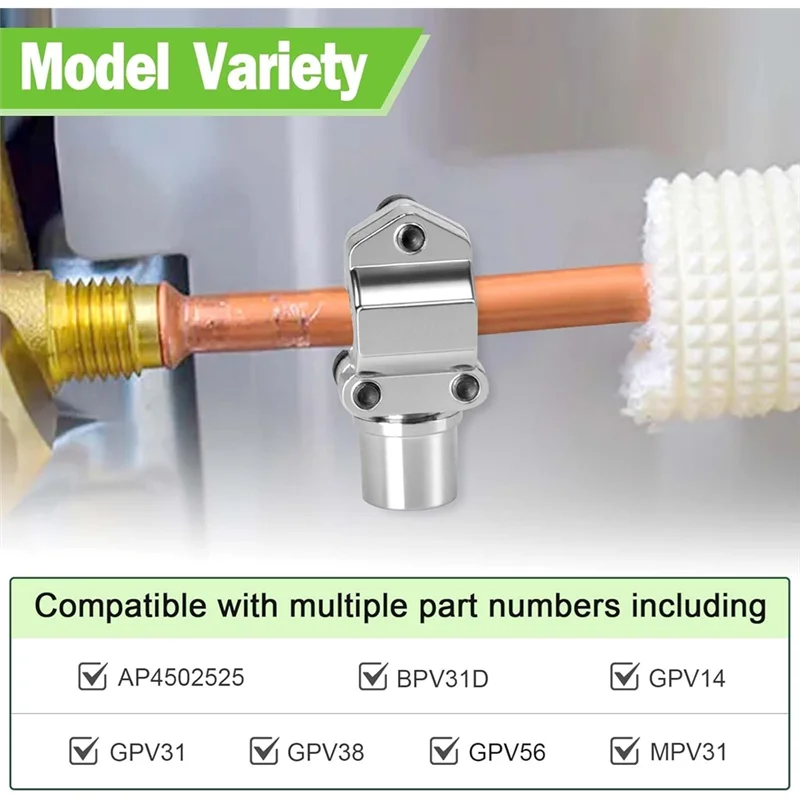 ABMS-BPV31 Piercing Valve Refrigeration Accessories, Air Conditioner& Fridge 1/4, 5/16, 3/8 Inch Universal Tubing