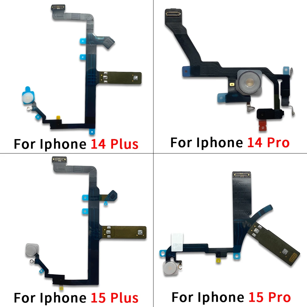 New LED Flash Light Sensor Flex Cable For iPhone 12 13 14 15 Pro Max Mini Proximity Distance Ambient Repair Parts