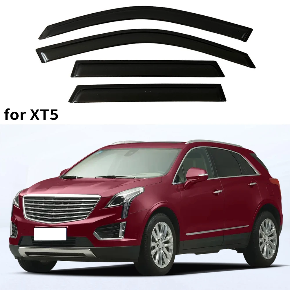 

Window Visor for CADILLAC XT5 2016 2017 2018 2019 2020 2021 2022 2023 2024 Wind Deflectors Rain Guards Door Visor Vent Shades