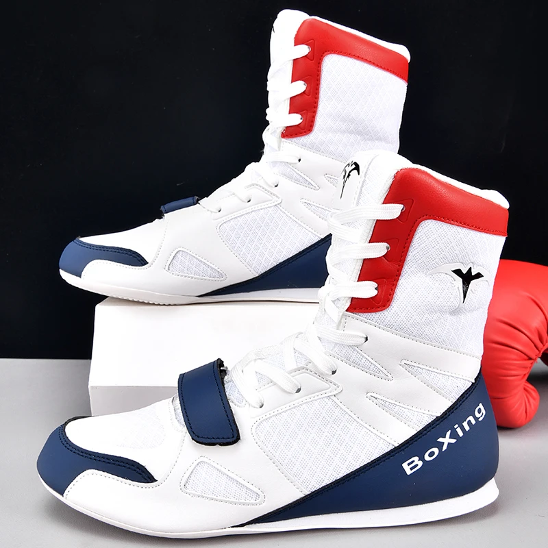 2026 Good Quality Gym Training Shoes Men High Quality Boxing Sport Shoes For Man Rubber Sole Mens Wrestling Sneakers