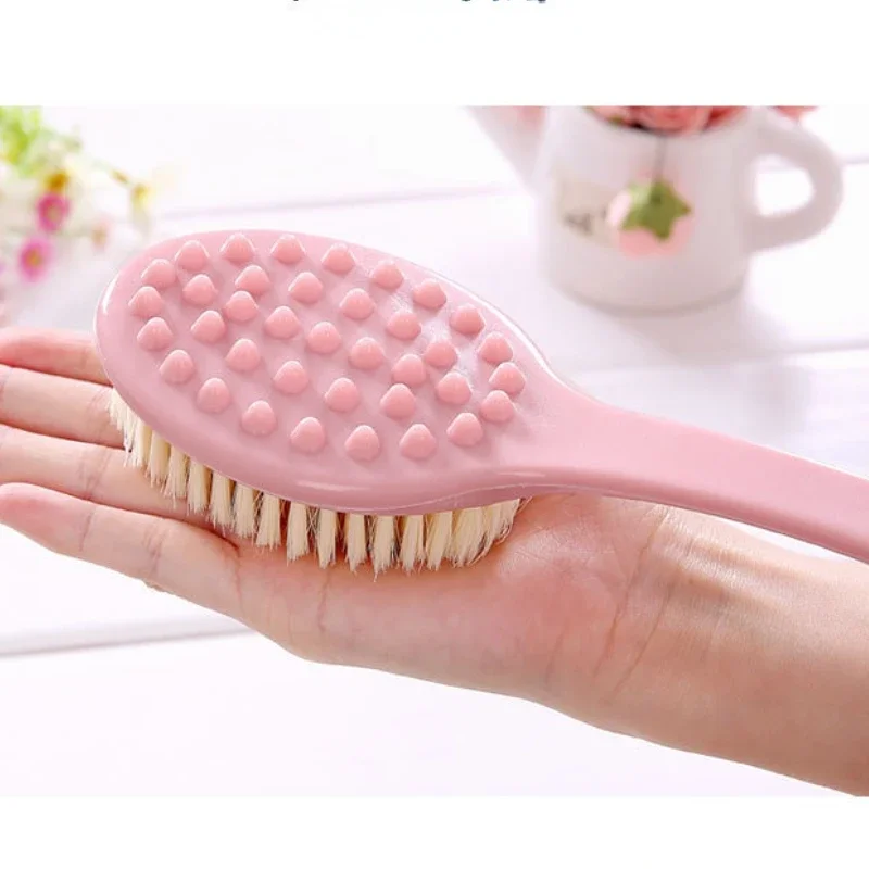 Bath Brush Massage Long Handle Wash Shower Body Washcloth Scrubber Body Scrub Gadget Bathroom Accessories Bath Back Scrubber