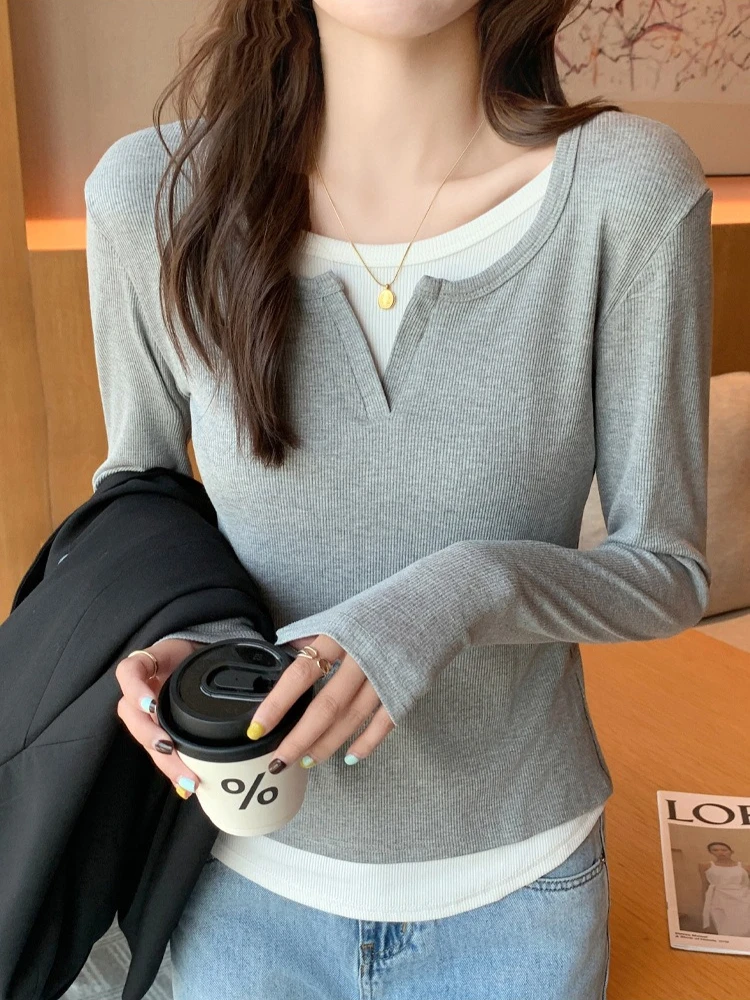 Women Top Fashion - 2026 Autumn New Long Sleeved T-shirt