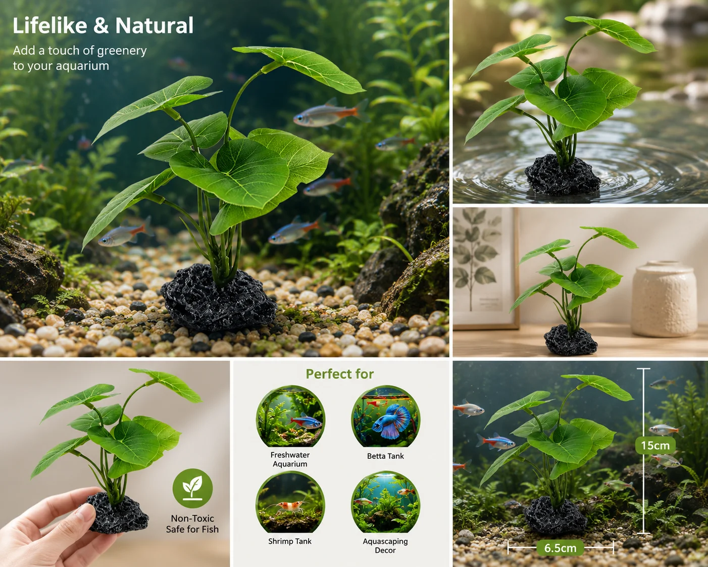 1個入り水槽用シミュレーション植物、人工水生植物、リアルな爬 - Terrarium Moss Art のレビューと価格