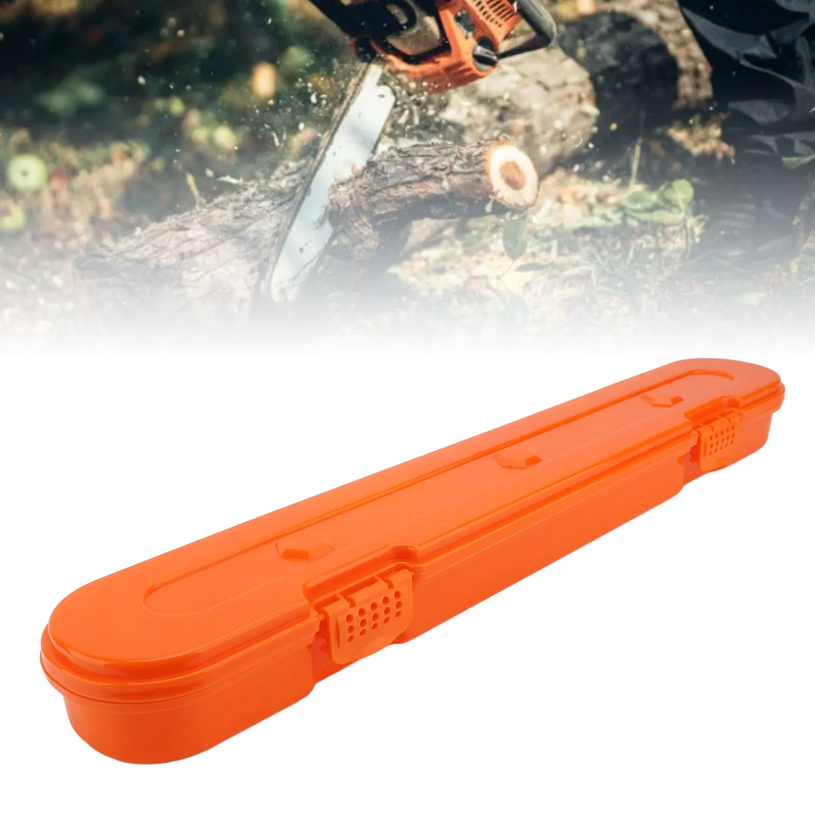 

Chainsaw Chain Storage Box Large Capacity Plastic Organizer Electric Saw Chain Carrying Case