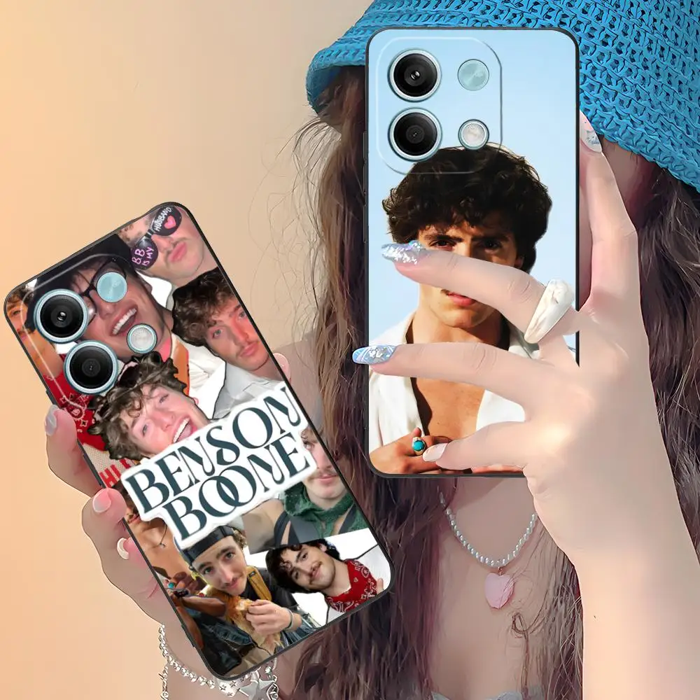 Benson Boone حافظة هاتف محمول لهاتف Xiaomi Redmi Note 14 13 12 11 S Pro Plus 4G 5G غطاء طباعة ملون للهاتف الذكي فاخر جميل #3