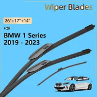Juego de limpiaparabrisas delantero y trasero de coche para BMW 1 Series F40 118i SE 2019 2020 2021 2022 2023 piezas de cepillos de ventana de parabrisas