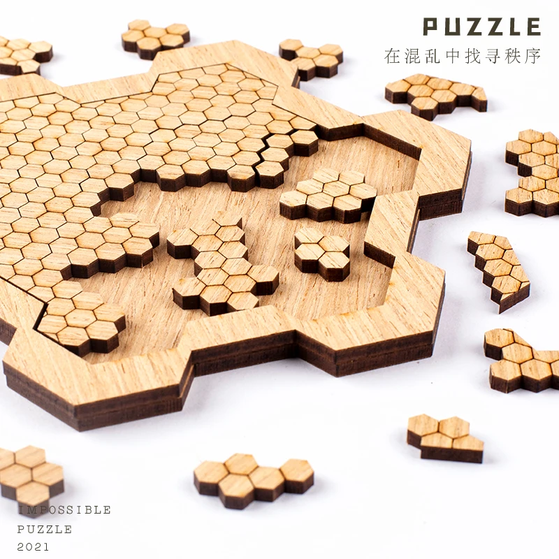 

Non-pattern puzzle abnormity Children over 6 years old puzzle high difficulty wooden puzzle irregular adult