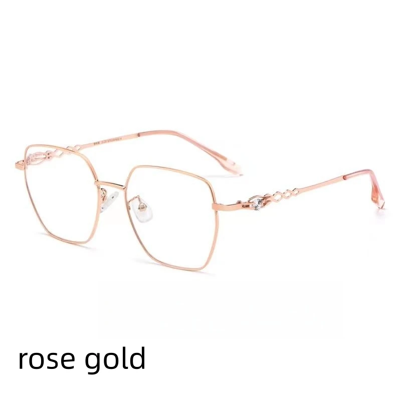 53mm    Women titanium alloy Eyeglasses Glasses Designed Elegant Spectacle High Grade Prescription Eyeglasses  8028z