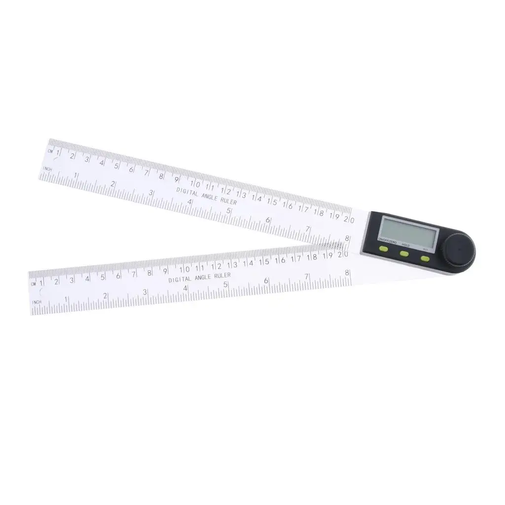 Digital Angle Goniometer Stainless Steel Protractor Gauge Ruler New