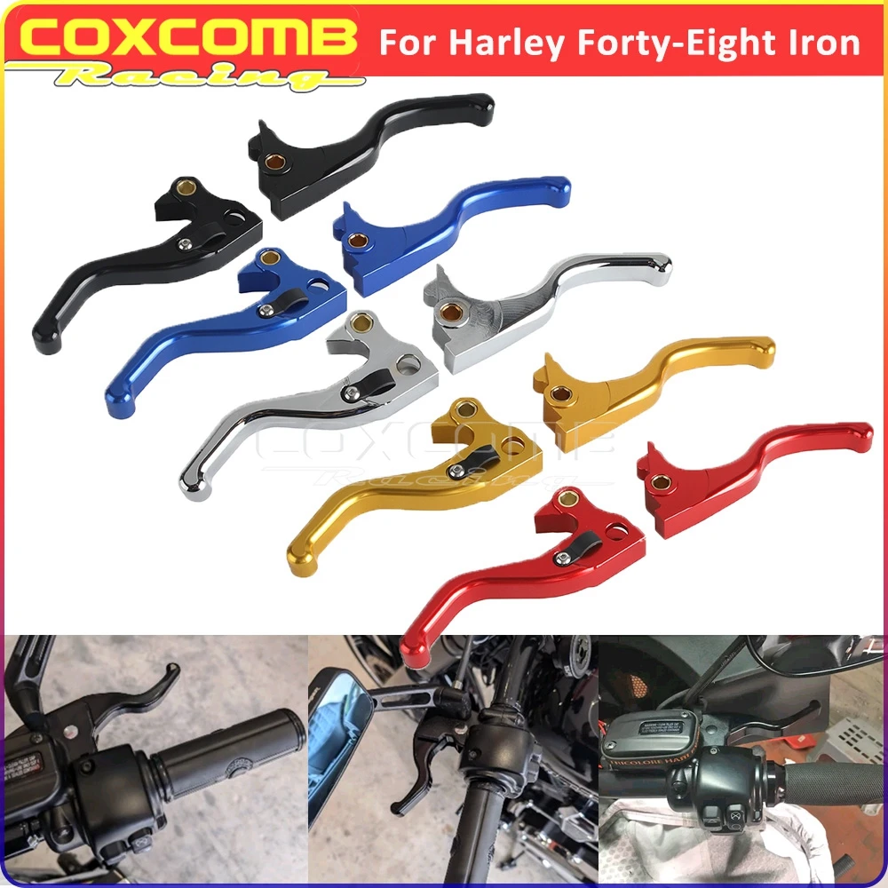 Motorbike Short Hand Lever Front Brake Lever Clutch Lever For Harley Sportster Forty-Eight XL1200XS XL1200X Iron XL1200NS XL883N