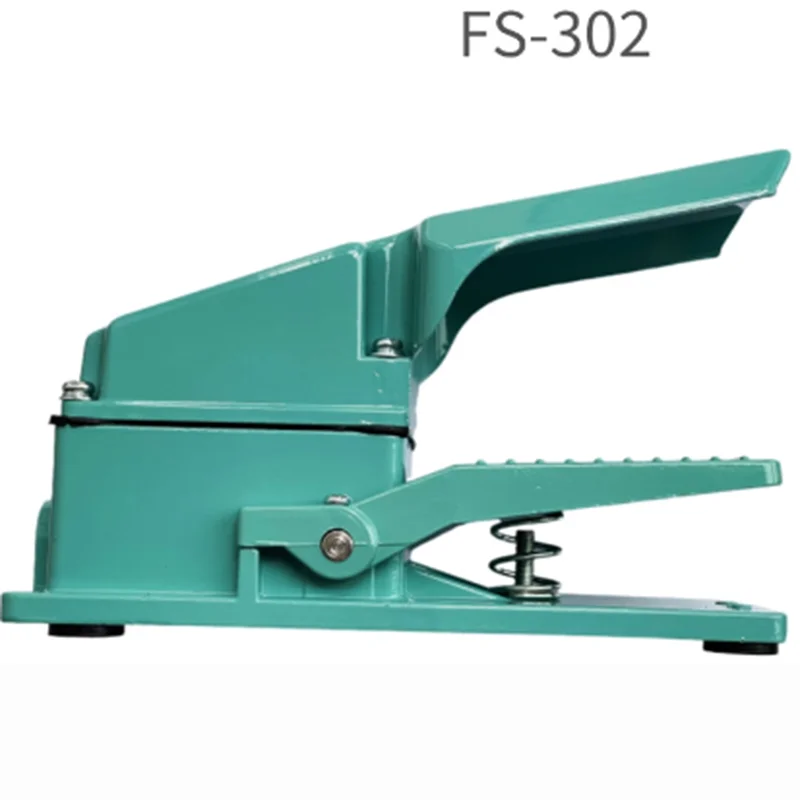 Original Foot Switch FS-302 Machine Tool Silver Contact Waterproof and Dustproof 10A/15A AC250V Self Reset 1NO 1NC
