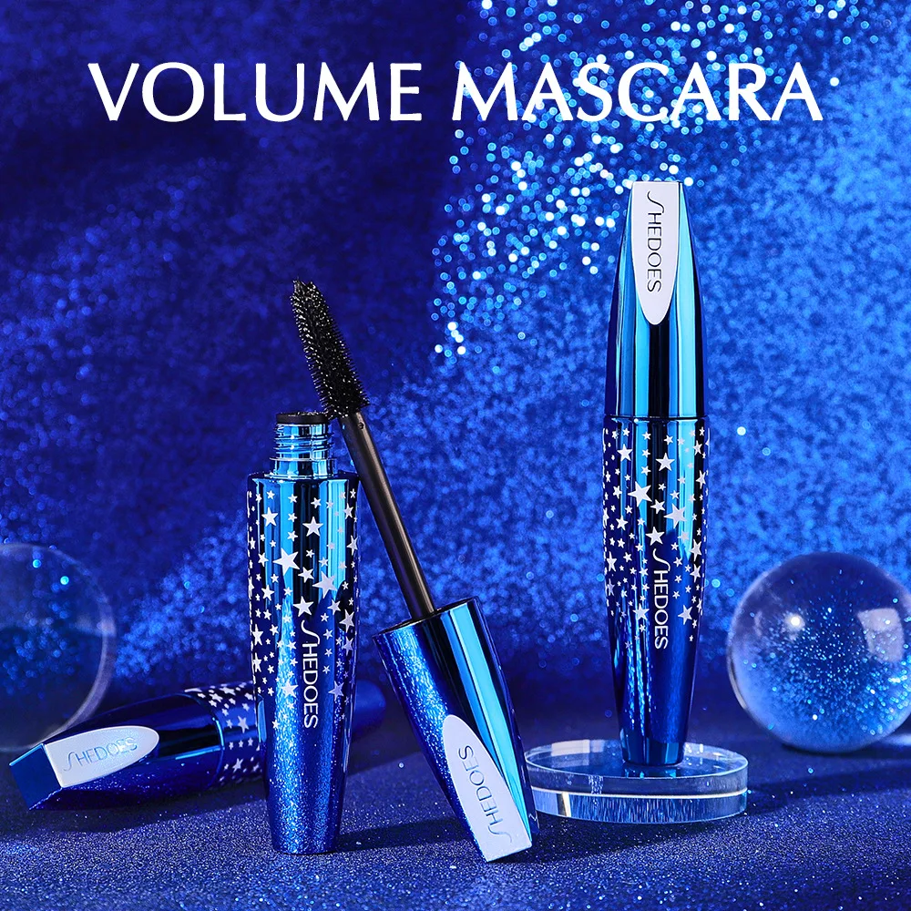 Sjedoes 10Ml Zwarte Mascara Krullend Dik Verlengende Wimper Waterdichte Hydraterende Mascara Blijvende Natuurlijke Nieuwe Mode Cosmetica