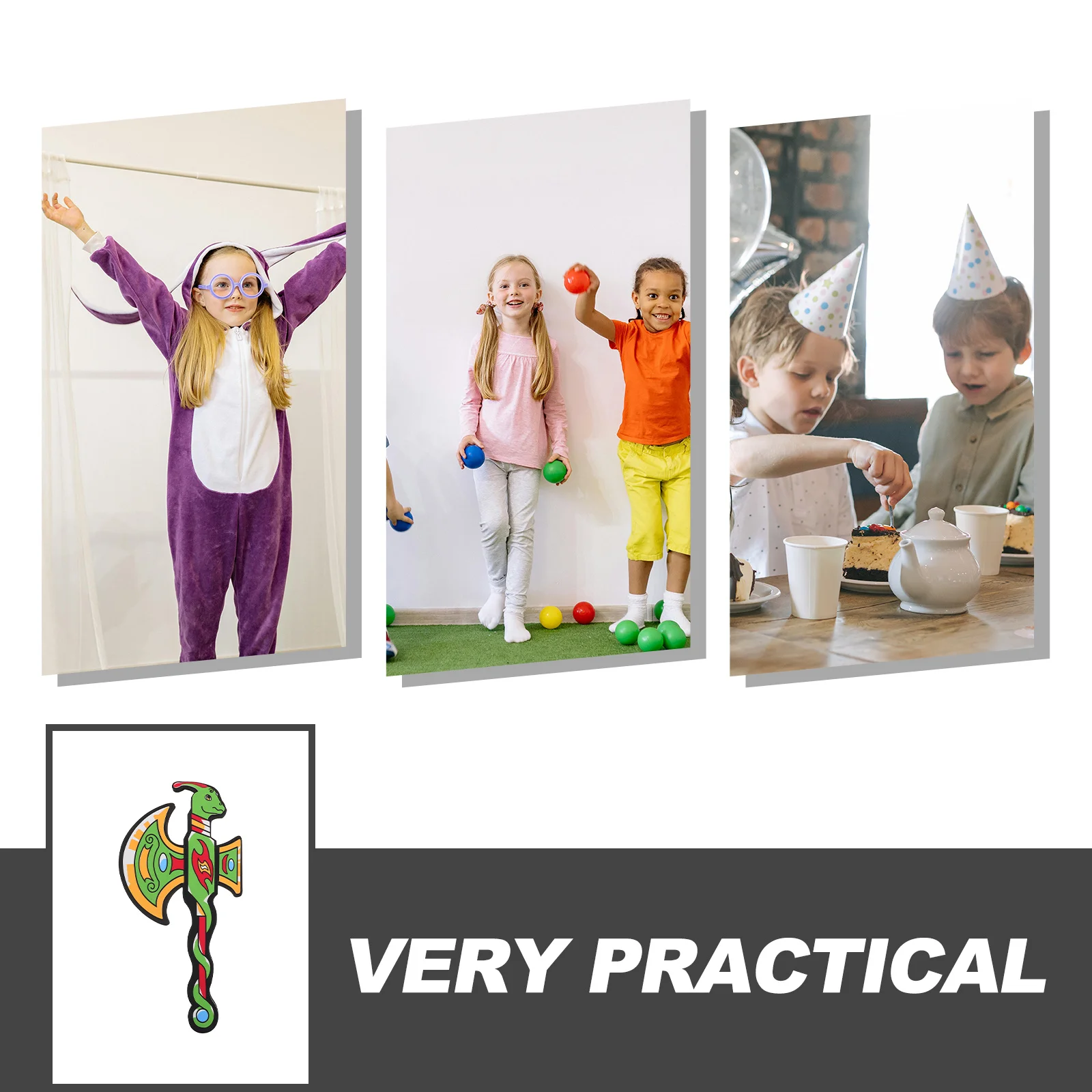Foam Dinosaur Axe Cartoon 's Party Cosplay Performance Halloween Safe Lightweight Foam Dinosaur Axe Cartoon Prop Play