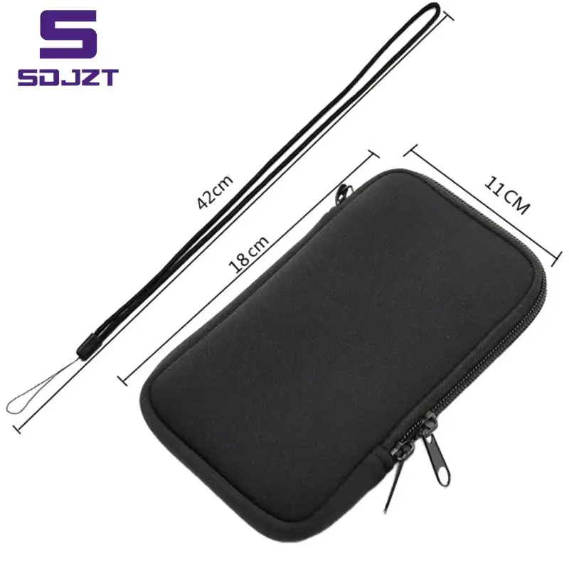 Neoprene Mobile Phone Bag Pouch Portable Small Storage Bag for Travel Digital Accessories Cable Case Earphone Holder