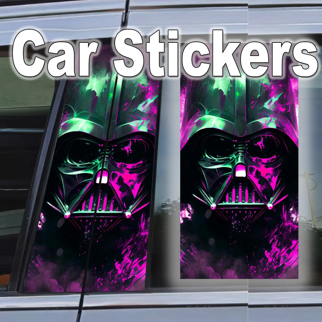 

Star Wars Car B Pillar Sticker Decal JDM Accessorie Luke Skywalker Waterproof Self-adhesive Poster Scratch Resistant Darth Vader
