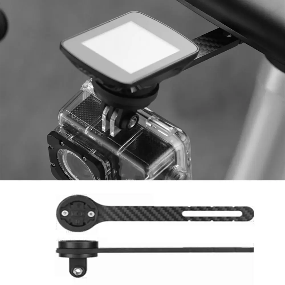 

Durable Bike Stents Extender Bracket Bike Mounted Extension Extension Holder Handlebar Black Waterproof Bicycle Computer Stand