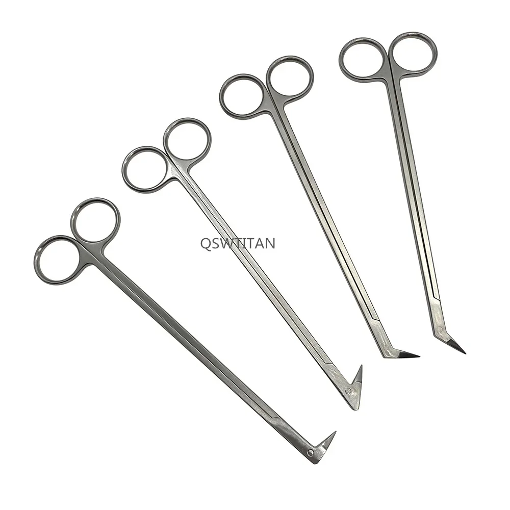 Micro Vascular Scissor Crown Angled 45°  60° 90° 135° Blunt tip Micro Surgical instrument 1pc