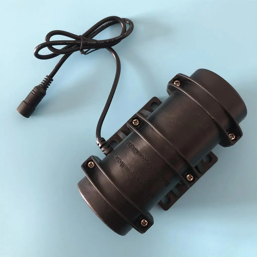 DC 12V Vibration Motor 3000RPM 15W Double Eccentric Wheel Brushed For Massage Bed Chair Industrial Equipment