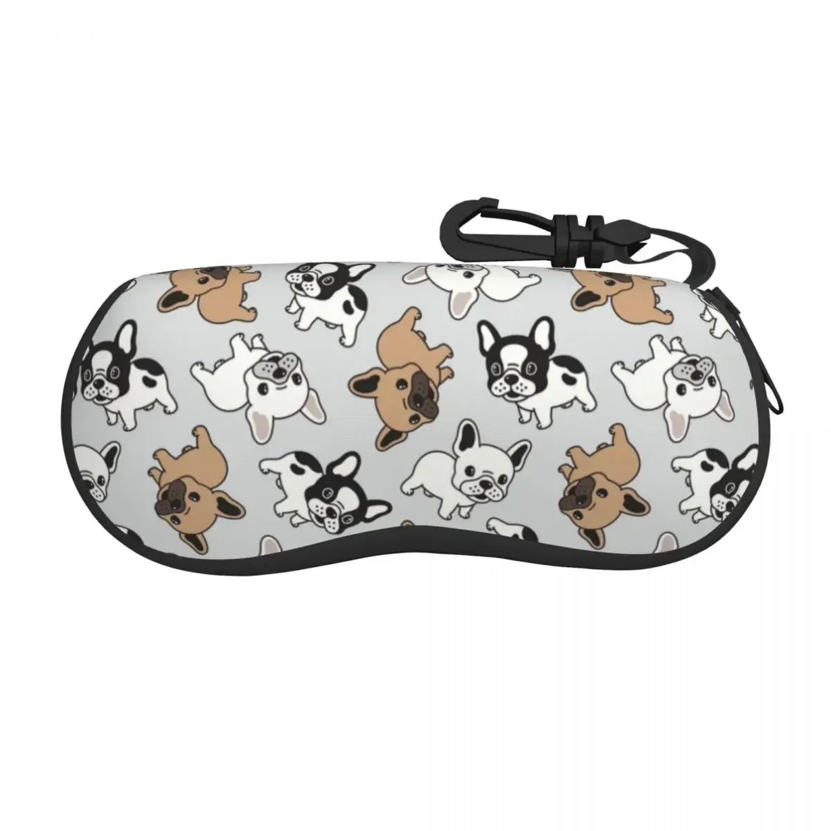 Frenchie French Bulldog Shell Eyeglasses Protector Cases Fashion Sunglass Case Dogs Lover Glasses Pouch