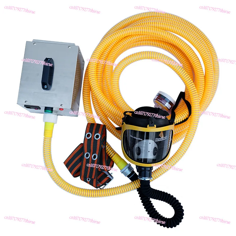 

Single and Double Electric Air Supply Long Tube Respirator Multi-person Forced Air Respirator Fire Rescue Equipment