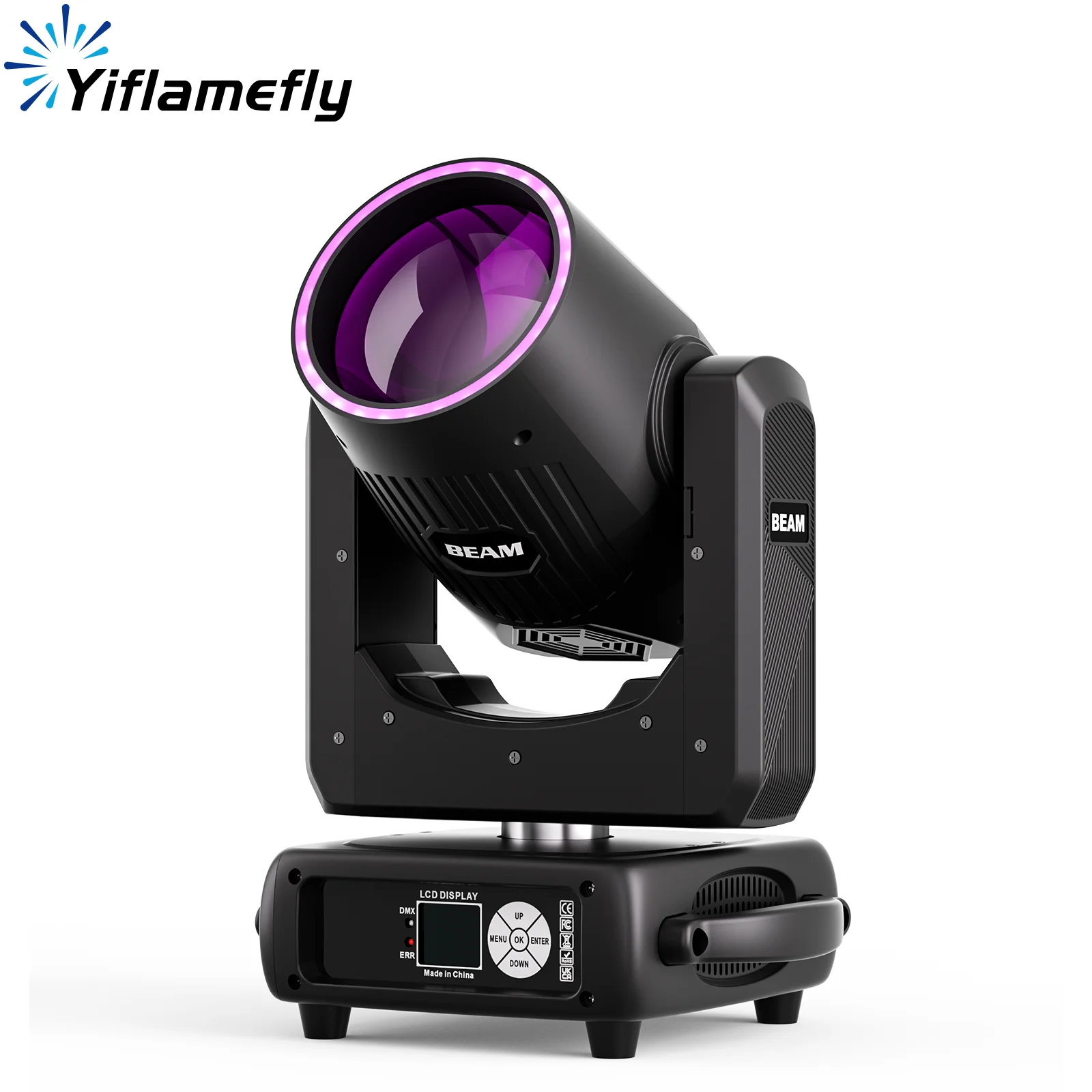 

Yiflamefly 295W 14R луч с подвижной головкой и полосой 15Gobo 14 цветов прожектор 8/24 граневая призма сценический светильник для свадебной вечеринки КТВ