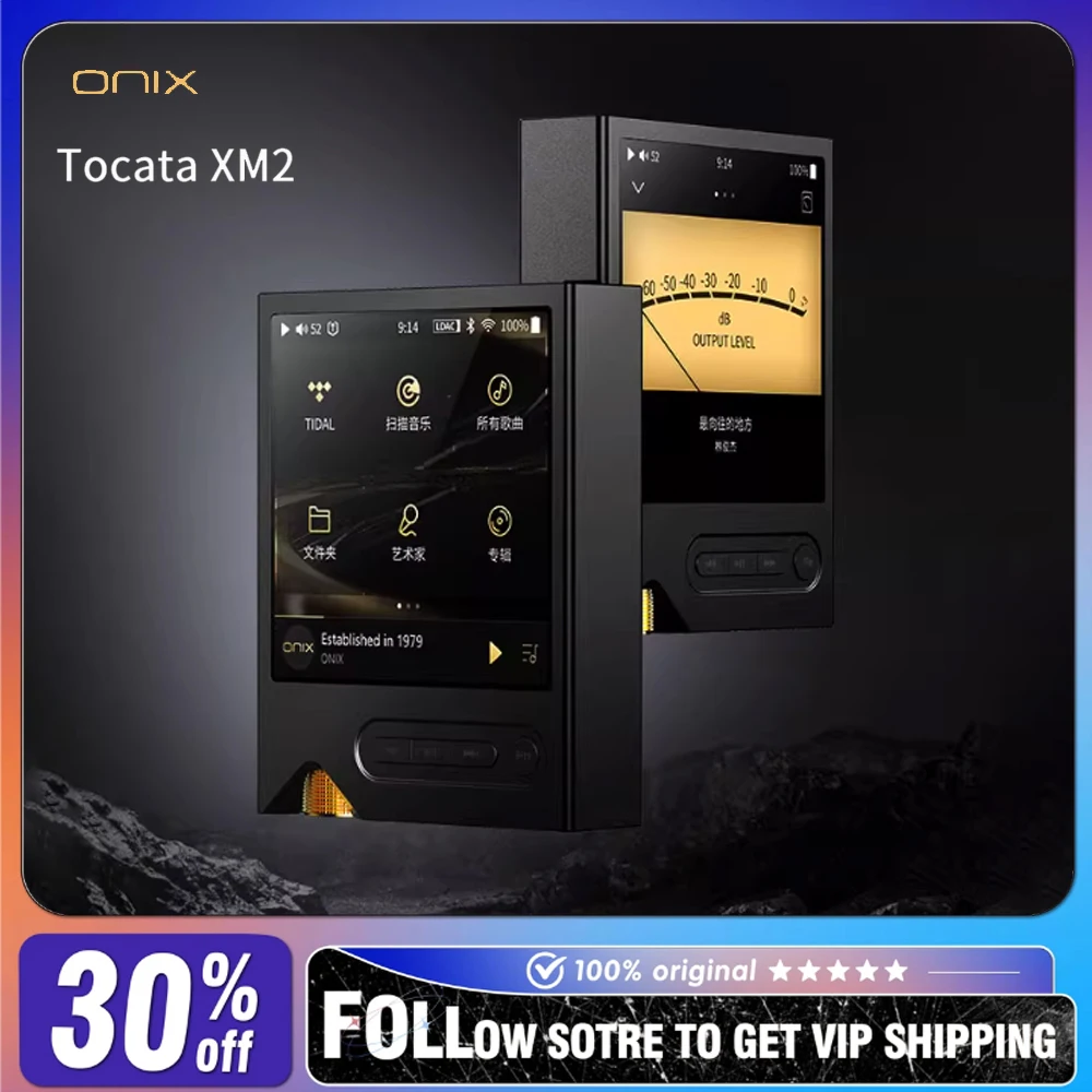 

ONIX XM2 Mp3 Music Player OLED Touch Screen 3000mAh Portable Mini Lossless Bluetooth Walkman Dual OPA1612 PCM768/32bit DSD512