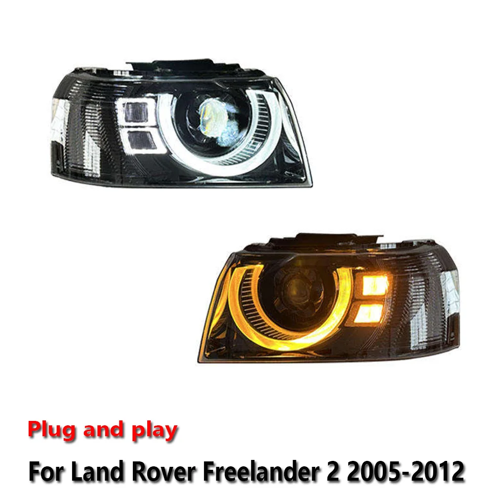 

Светодиодные фары для автомобилей, комплекты автосветотехники для Land Rover Freelander 2 2005-2012, DRL, стоп-сигналы, указатели поворота, установка Plug and Play