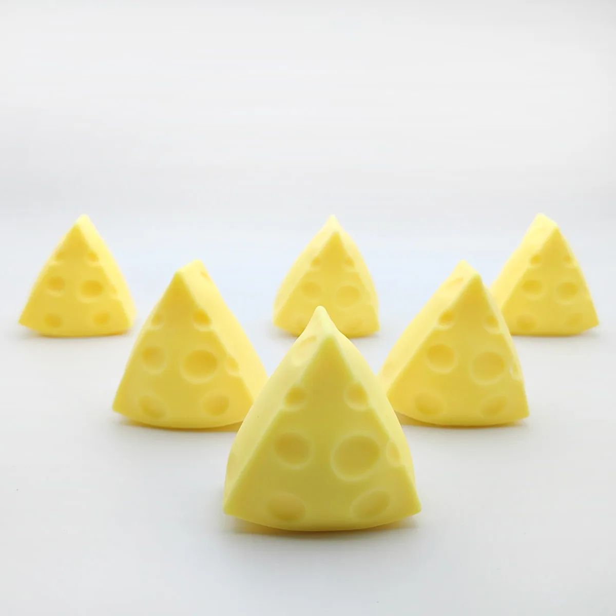 Käse-Quetschspielzeug, Simulierter Käse, Weiches Niedliches Entspannungs-Käse-Spielzeug zum Knitzen, Klebriger Langsam Zurückfedernder Käse für Erwachsene – Detail 8