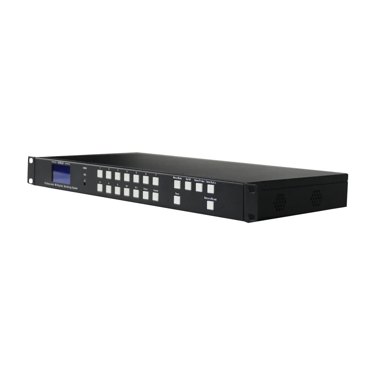 8x8 4x4 h Matrix Switch with Audio, Ethernet Web APP RS232 IR Button 6-in-1 Switcher HDCP 1080P 4K Video Display Auto Loop