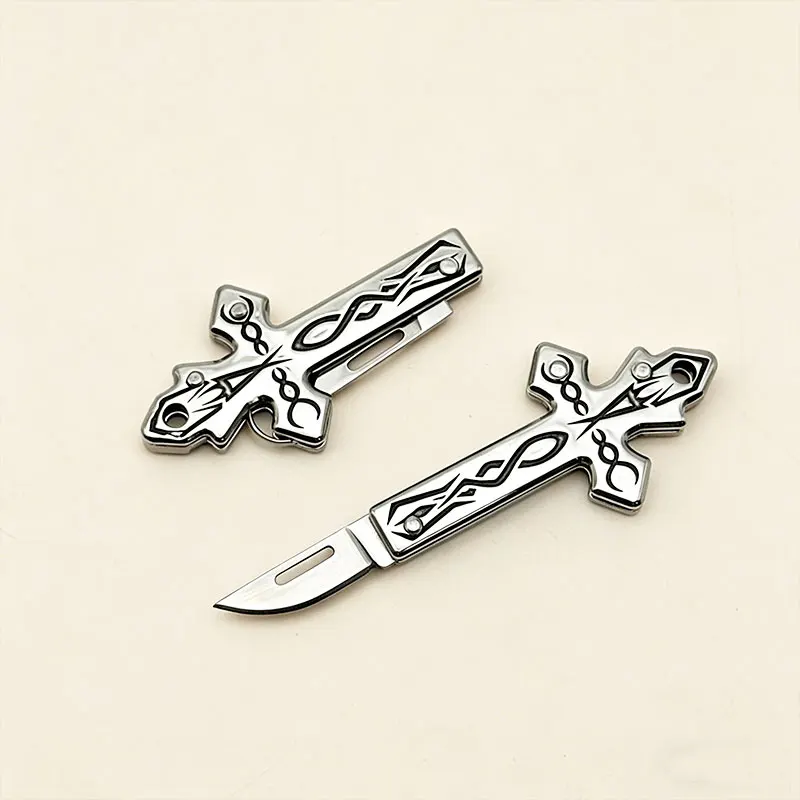 Portable Folding Multi-Functional Knife, Keychain Style, Pocket EDC Knife, Suitable for Various Daily Scenarios