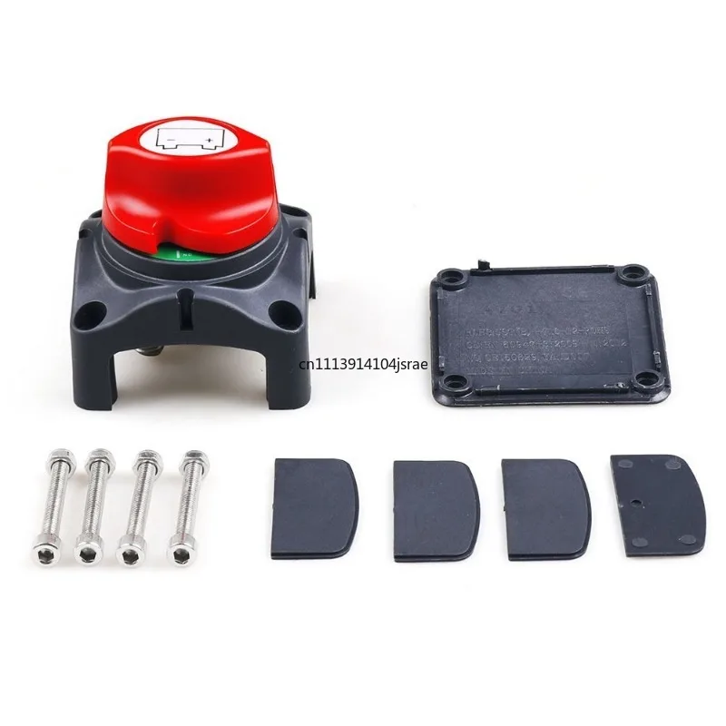 Industrial‑Grade Knob‑Type Battery Disconnect Switch Dual Copper Post 2‑Position Leakage‑Proof for Yacht RV