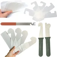 2/5Pcs Toughness Plastic-Steel Insert Sheet Locksmith Tools Nano Plastic Steel Doors Joggling Bypass Tools Lock DIY Opener