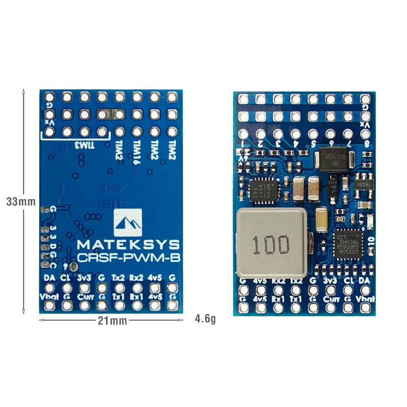 Matek CRSF to PWM Converter CRSF-PWM-6 / CRSF-PWM-C CRSF-PWM-B for TBS Crossfire Nano RX SE RC FPV Racing Drones DIY Accessories