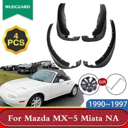 Mudguards for Mazda MX-5 Miata Eunos Roadster NA 1990~1997 1991 Car Mudflaps Splash Guards Mud Flaps Fender  Wheels  Accessories