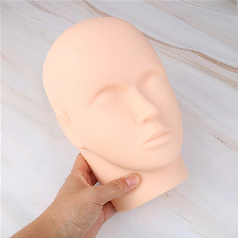 1PCS 3D Face Microblading Permanent Makeup Eyebrow Practice Human Face Skin Lips Tattoo