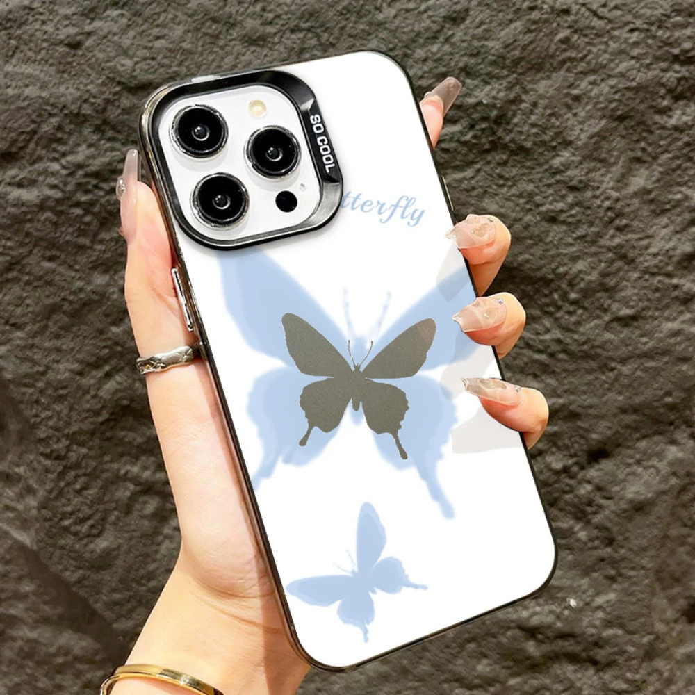 For Infinix Hot 30 4G Hot 30i NFC Hot 40 Pro 40i 30i Case Soft Silicone IMD Butterfly Phone Case For Hot30 11 10 Play NFC Cover