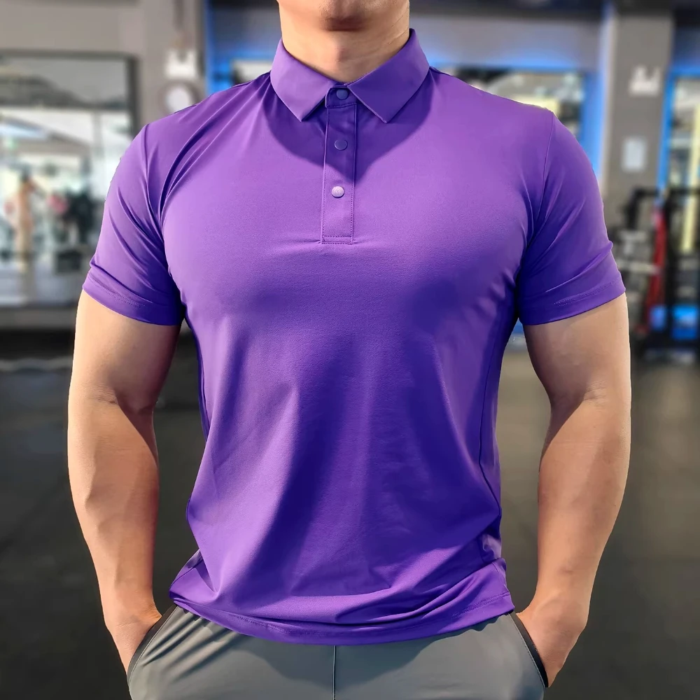 

Мужская футболка-поло UPF 50+ премиум-класса с коротким рукавом из ледяного шелка, новая версия для гольфа, повседневная, спортивная, для рыбалки, дышащая